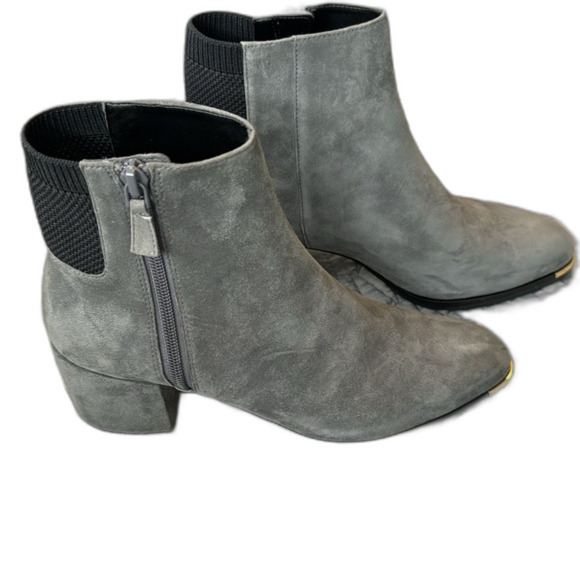 Cole Haan Grand Ambition Holland Grey Booties Size 7.0 New! - Picture 2 of 7